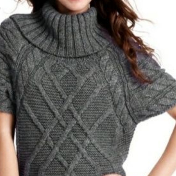 The Limited Gray Cowl Neck Sweater - Picture 1 of 5